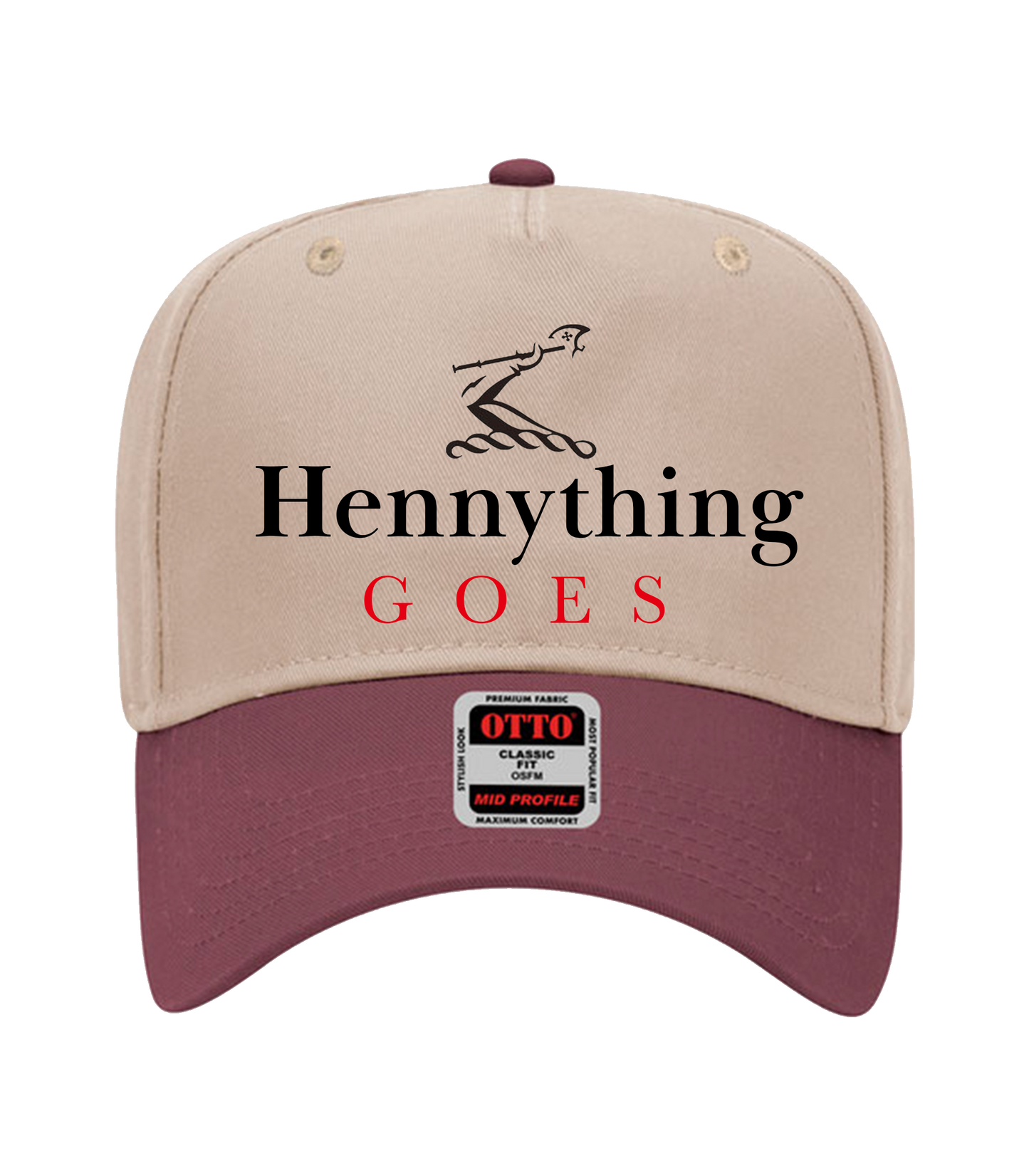 Hennything Goes Two-Tone Dad Hat