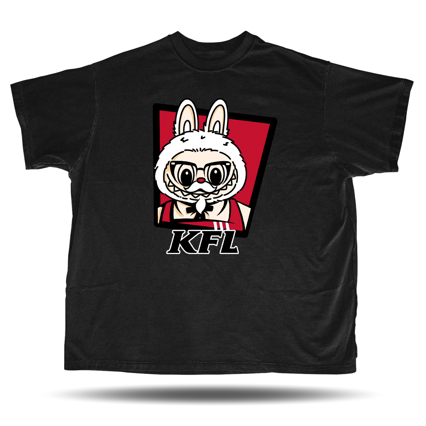 🍗 Labubu KFL Parody Tee – Finger-Lickin’ Mischief!