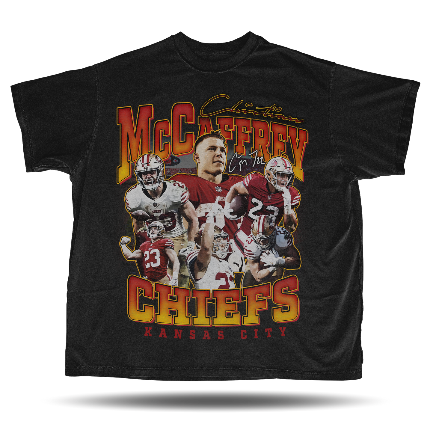 Patrick Mahomes - Kansas City Chiefs - Vintage Bootleg T-Shirt