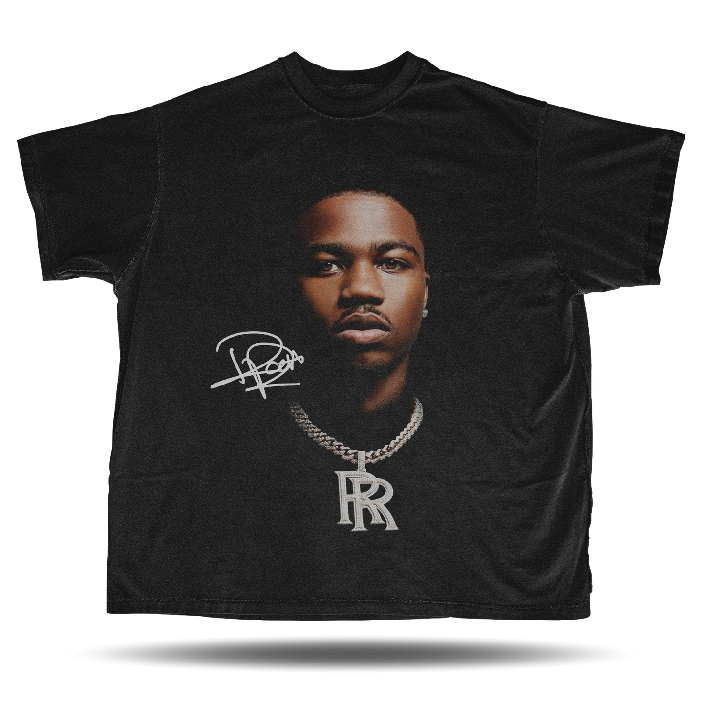 Roddy Ricch - Big Head - Oversized Vintage Bootleg T-Shirt – 90s Hip-Hop Retro
