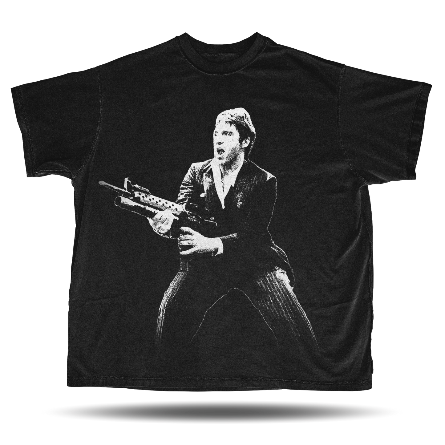 “Hip Shot” – Scarface Iconic Scene Tee