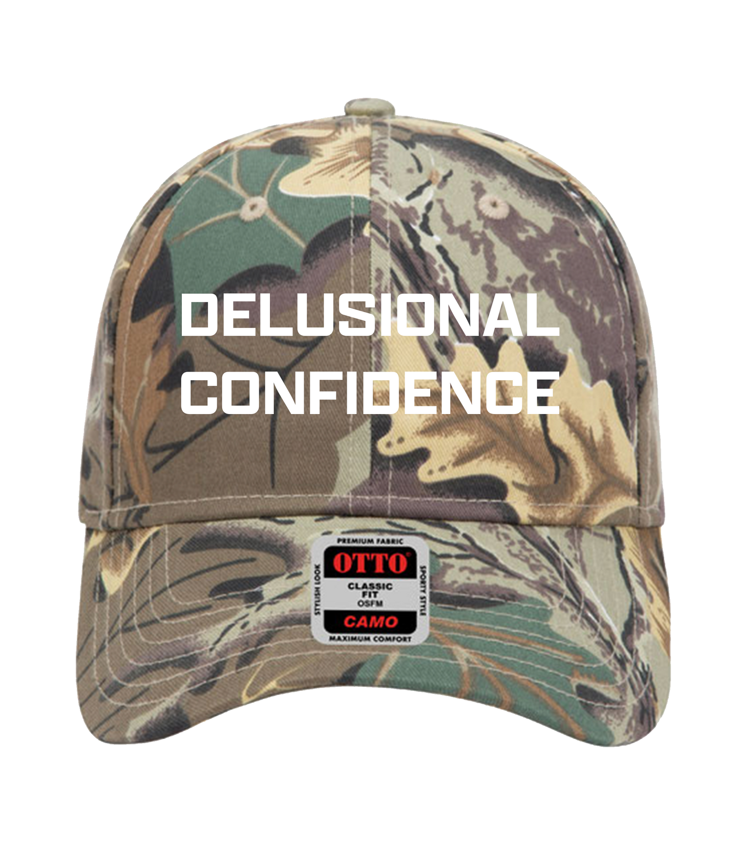 Delusional Confidence Camo Dad Hat
