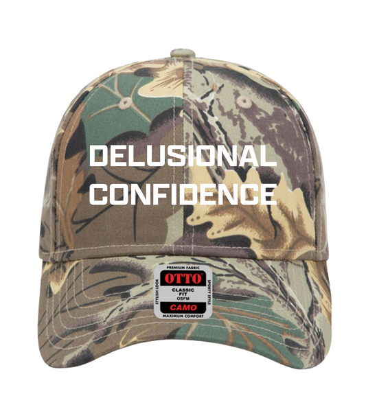 Delusional Confidence Camo Dad Hat