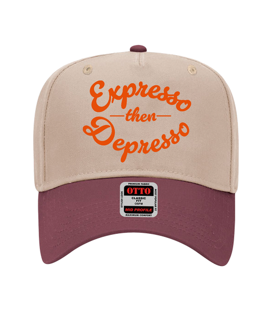 Expresso Then Depresso Two-Tone Dad Hat