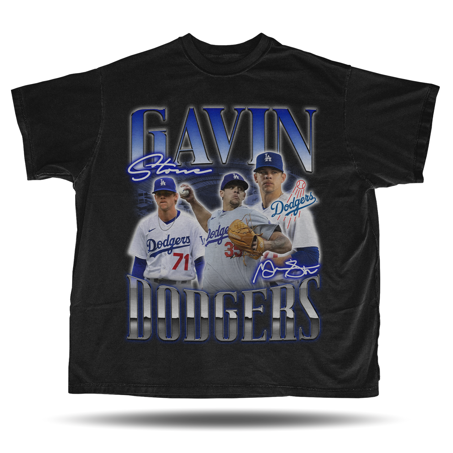 Gavin Stone - Los Angeles Dodgers - Oversize Vintage T-Shirt