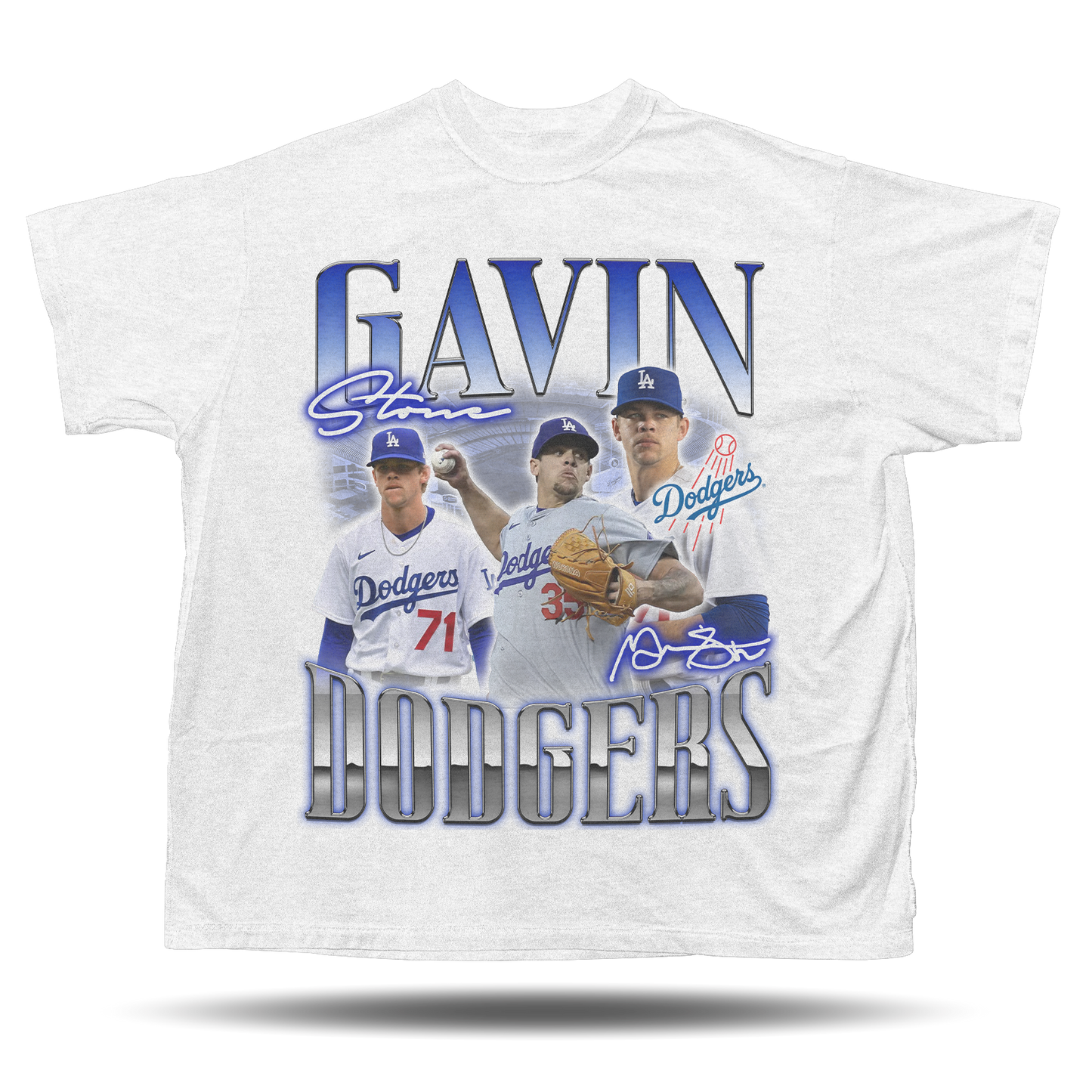 Gavin Stone - Los Angeles Dodgers - Oversize Vintage T-Shirt