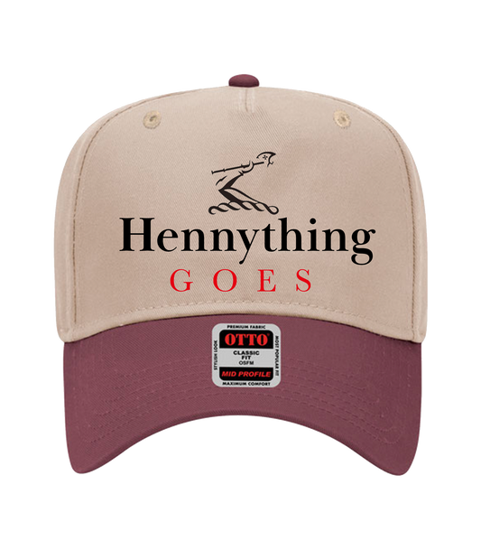 Hennything Goes Two-Tone Dad Hat