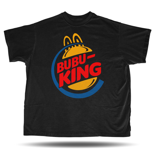 🍔 Bubu King Parody Tee – Rule the Grill in Style
