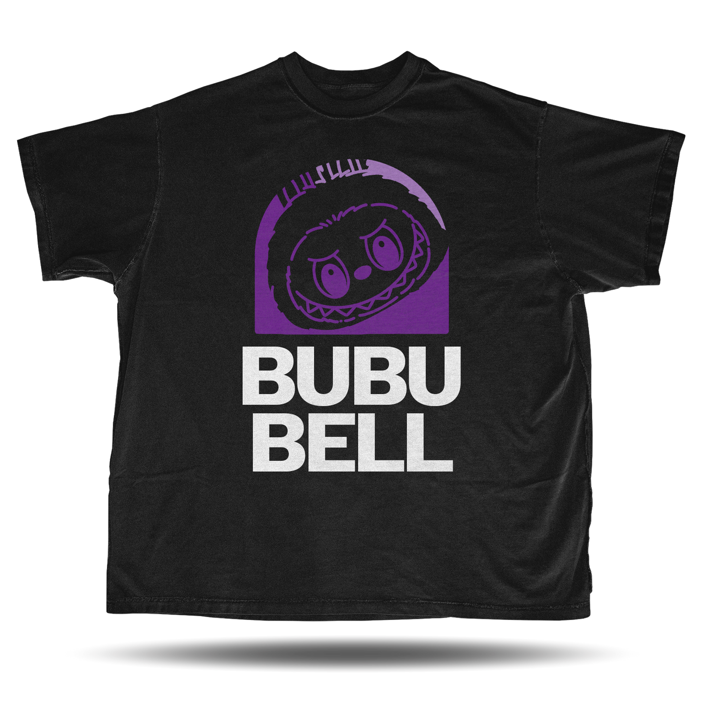 🌮 Bubu Bell Parody Tee – Late Night Cravings, Labubu Style