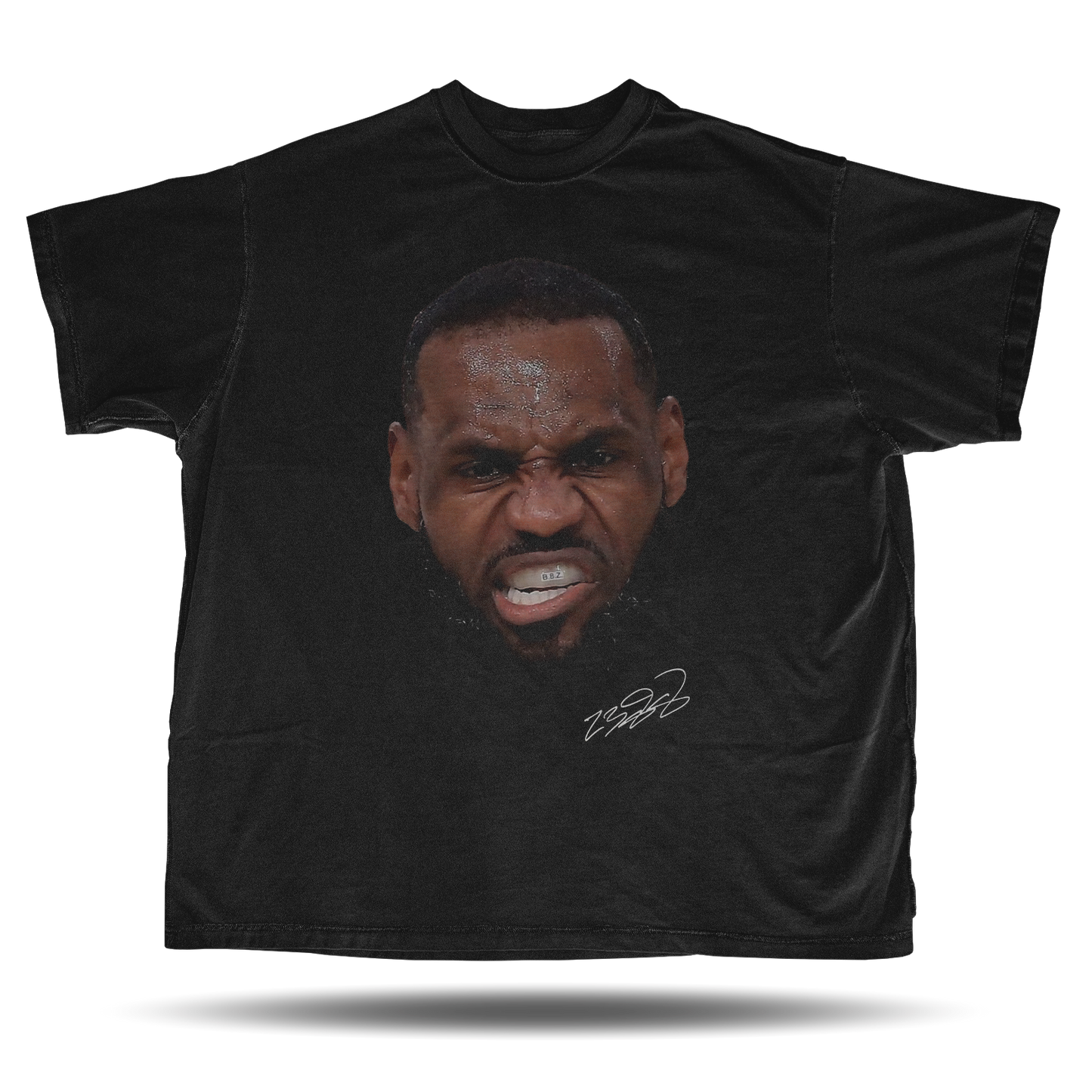 LeBron James - Big Head - Oversized Vintage Bootleg T-Shirt – 90s Hip-Hop Retro