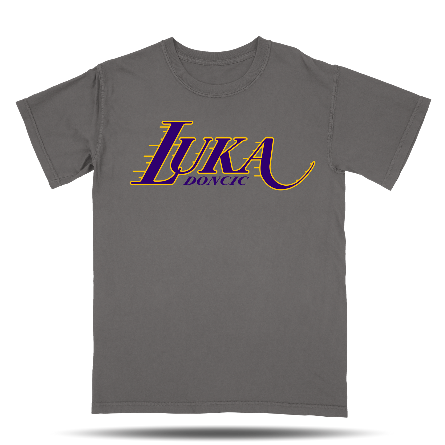 Luka Dončić "Lakers Logo Style" Draft Pick T-Shirt