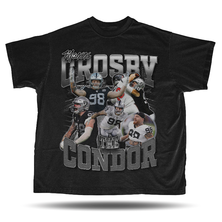 Maxx Crosby - Las Vegas Raiders - Vintage Bootleg T-Shirt