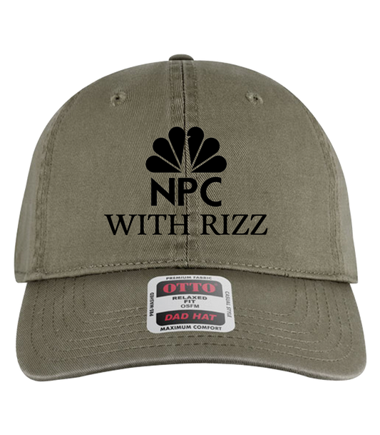 NPC With Rizz Dad Hat