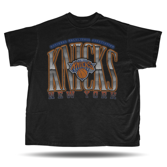 New York Knicks - Chrome Logo - T-Shirt