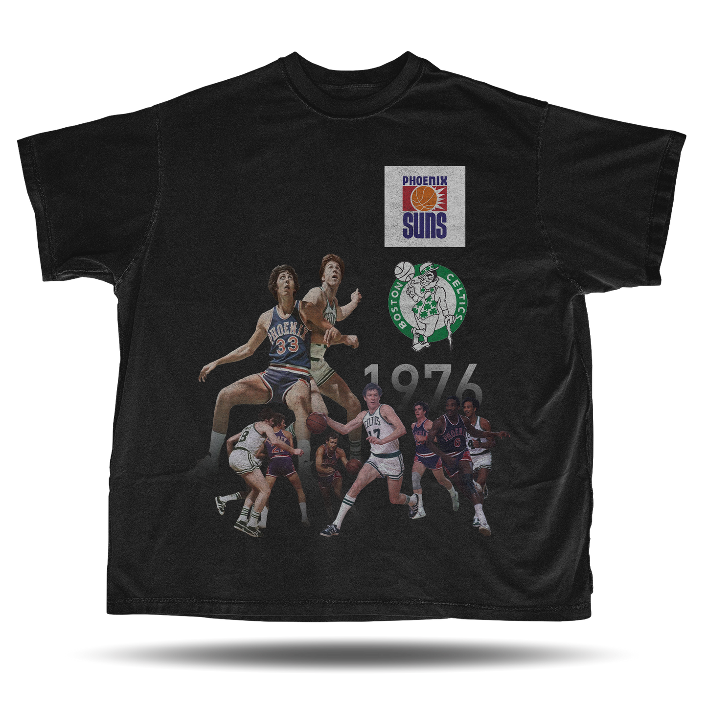 1976 NBA Finals Oversized Vintage Bootleg T-Shirt