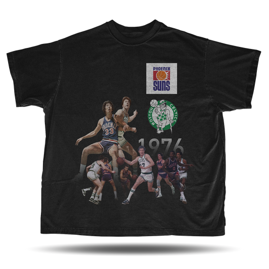 1976 NBA Finals Oversized Vintage Bootleg T-Shirt