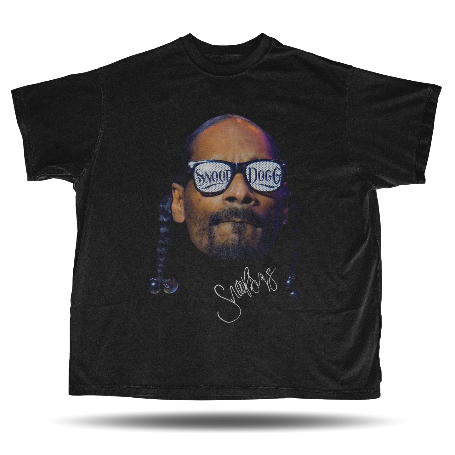 Snoop Dogg - Big Head - Oversized Vintage Bootleg T-Shirt – 90s Hip-Hop Retro