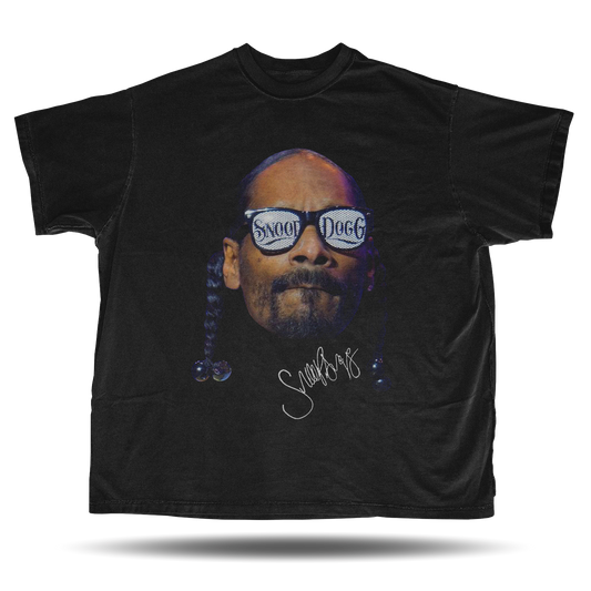 Snoop Dogg - Big Head - Oversized Vintage Bootleg T-Shirt – 90s Hip-Hop Retro