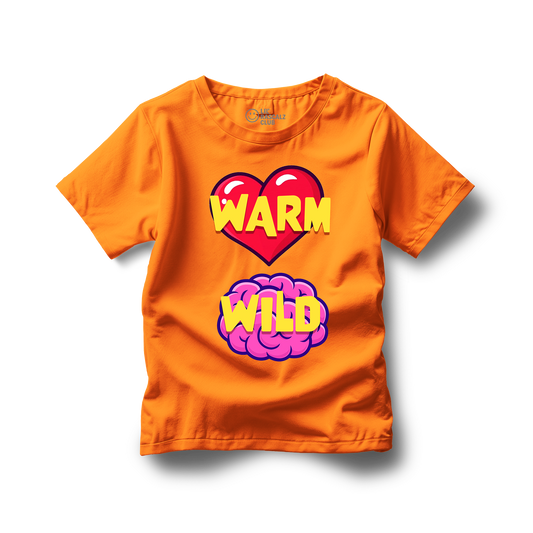 Warm Heart Wild Mind Kids T-Shirt