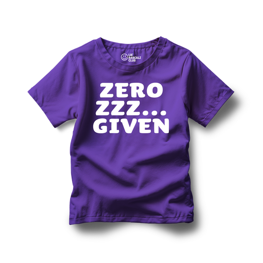 Zero Zzz… Given Kids T-Shirt